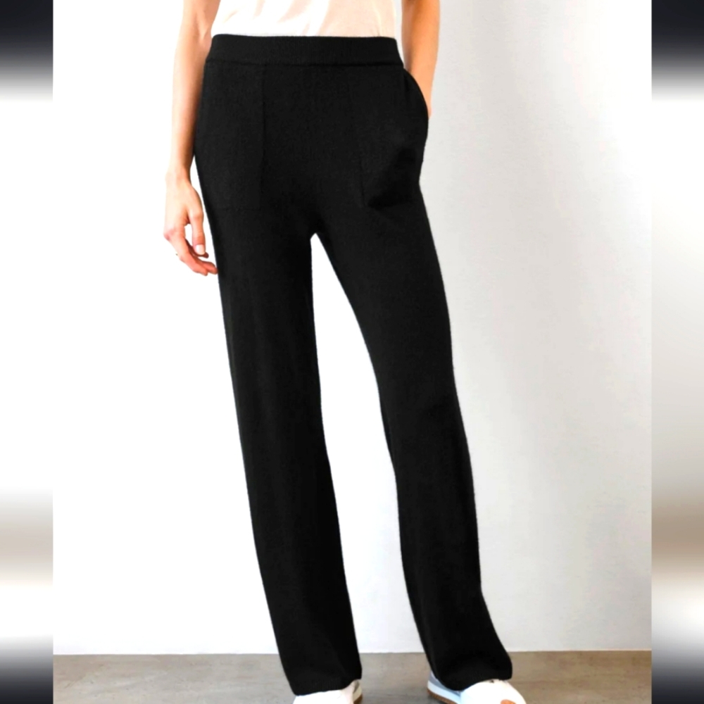 White + Warren Cashmere Wide Leg Pant